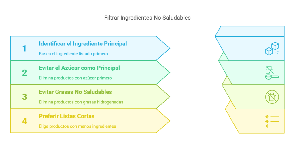 Como entender la lista de ingredientes a través del etiquetado de alimentos